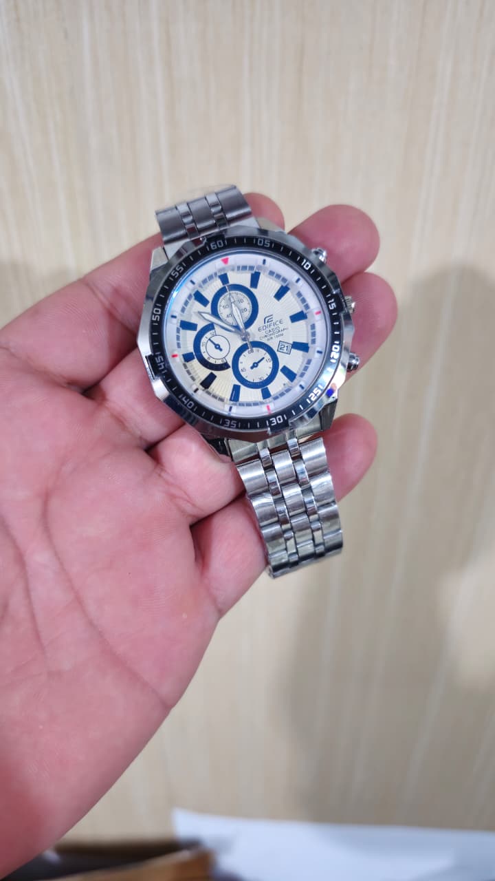 Casio Edifice Pulso Acero En Cuarzo