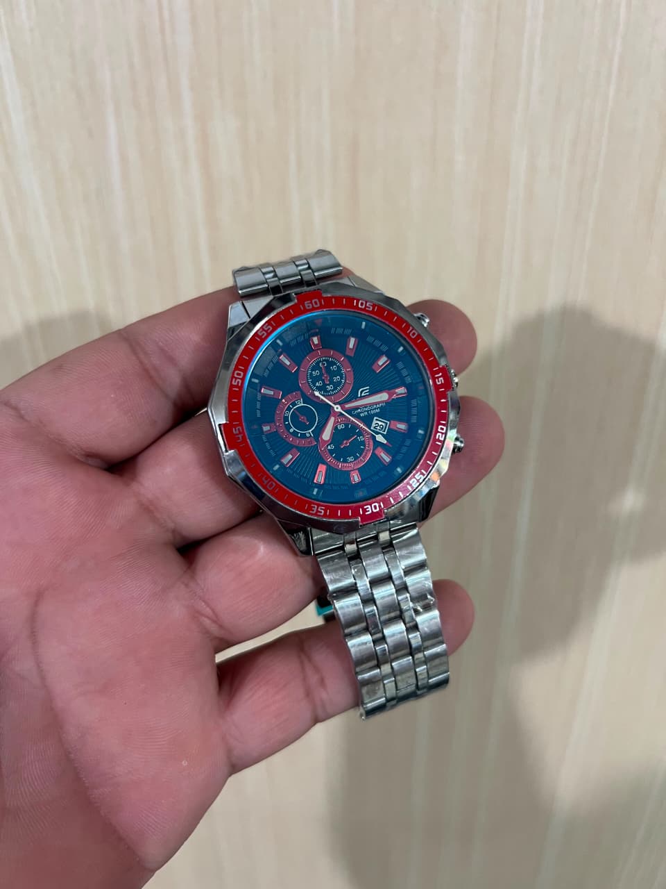 Casio Edifice Pulso Acero En Cuarzo