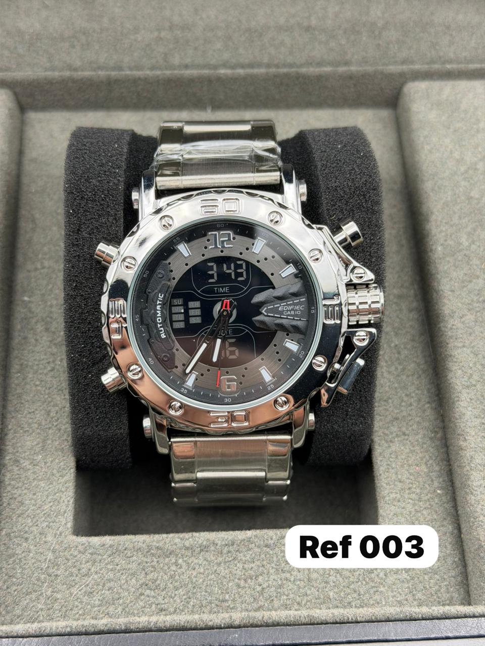 CASIO EDIFFICE DOBLE HORA