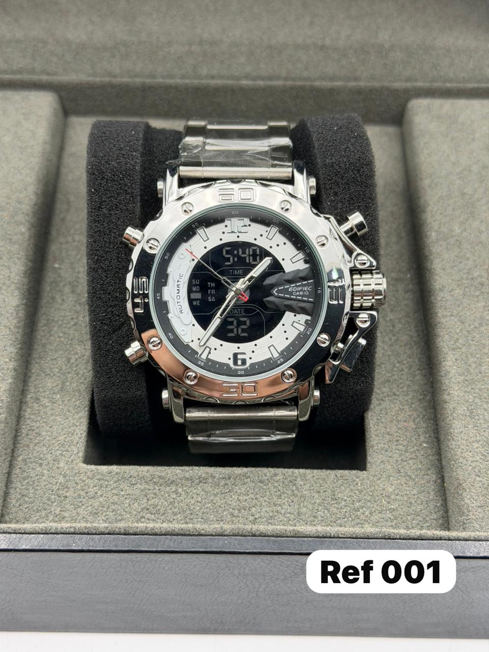 CASIO EDIFFICE DOBLE HORA