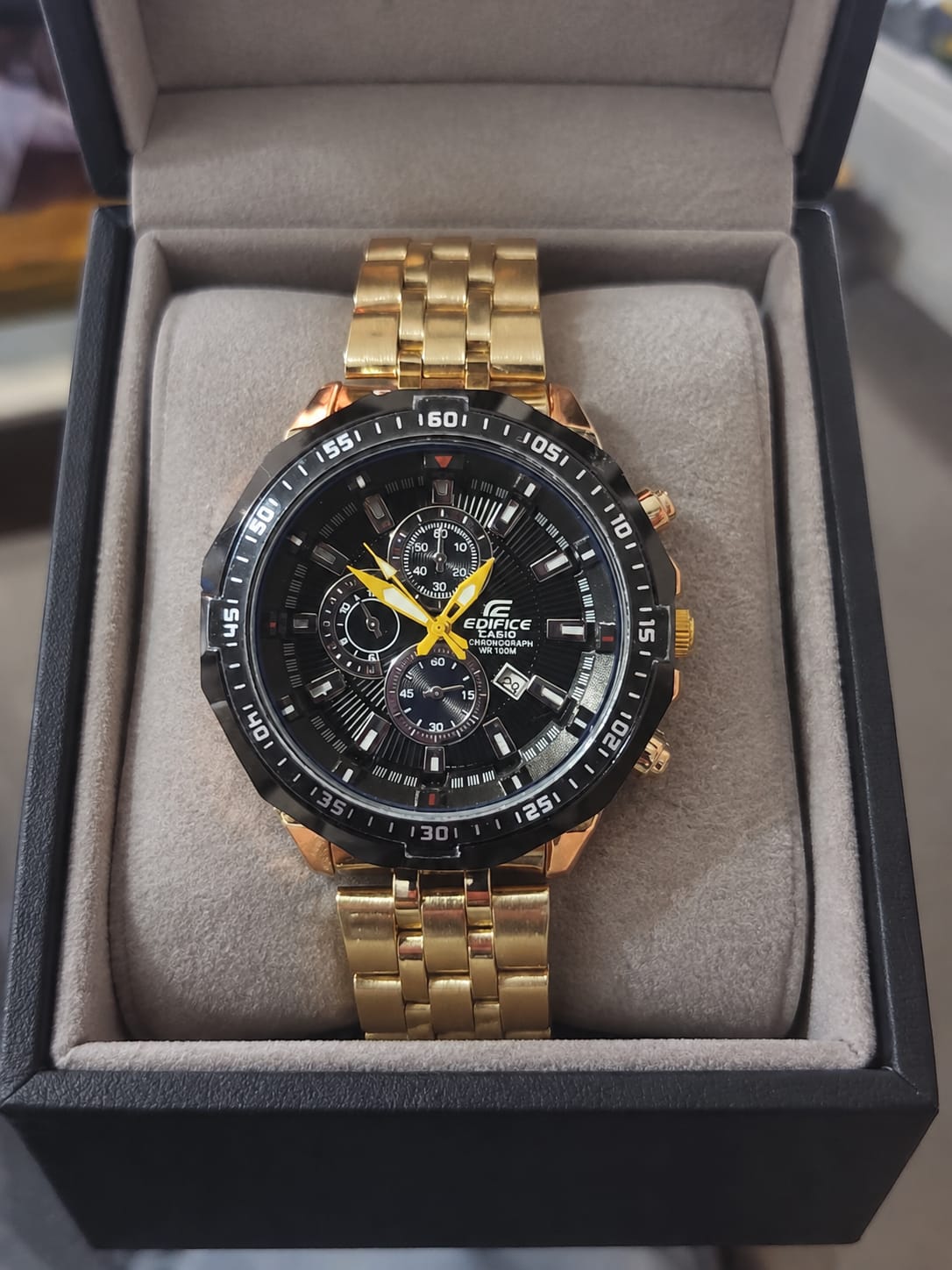 Casio Edifice Pulso Acero En Cuarzo