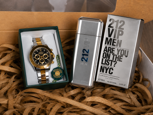 ⌚🔥 Combo Premium 212 VIP Men + Reloj Estilo Daytona

Elegancia en la muñeca. Personalidad en cada momento. ✨

Un combo pensado para el hombre que busca proyectar estilo, presencia y sofisticación. Combina un reloj de diseño deportivo y elegante con una fragancia masculina perfecta para complementar cualquier ocasión.