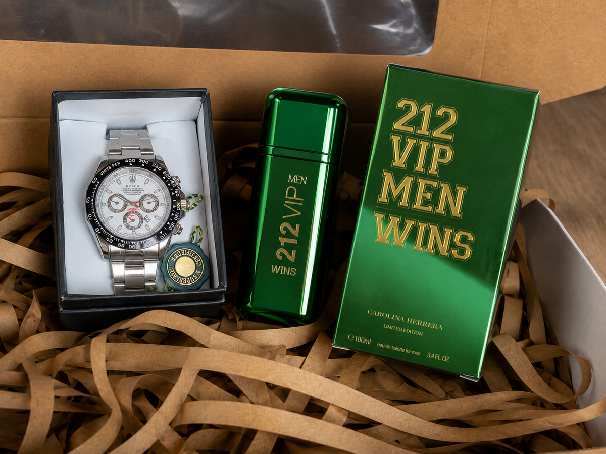 🎁⌚ Combo Exclusivo Daytona + 212 VIP Men Wins 💚
