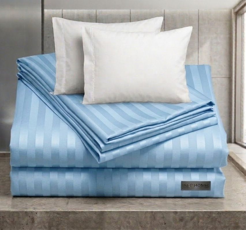 Combo Sabanas Y 2 Almohadas En Algodon