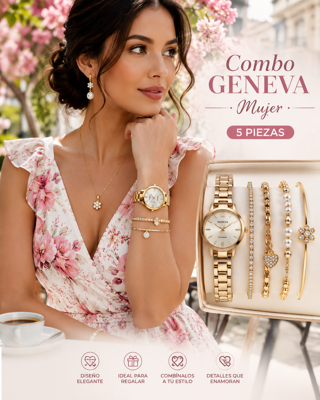 Combo Elegance Mujer – 5 Piezas