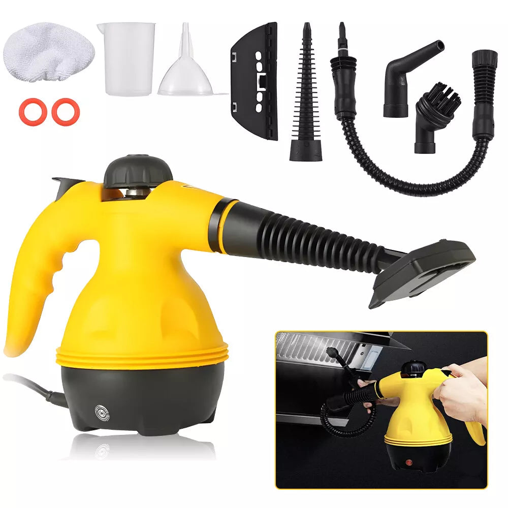 🧽 9 accesorios para una limpieza más versátil

Incluye un completo kit de 9 accesorios, diseñado para facilitar la limpieza de diferentes superficies y rincones:

✔️ Boquilla extendida
✔️ Accesorio con cepillo
✔️ Rociador doblado
✔️ Embudo
✔️ Taza medidora
✔️ Accesorio para puertas y ventanas
✔️ Funda para toalla
✔️ Placa con cepillo
✔️ Taza de pulverización larga