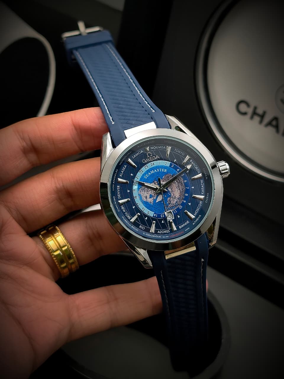 Reloj estilo Worldtimer – Diseño deportivo premium