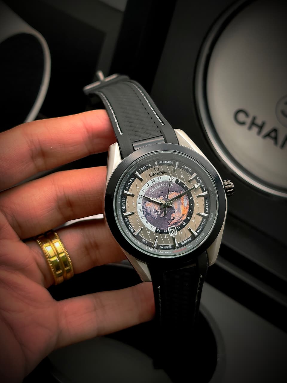 Reloj estilo Worldtimer – Diseño deportivo premium
