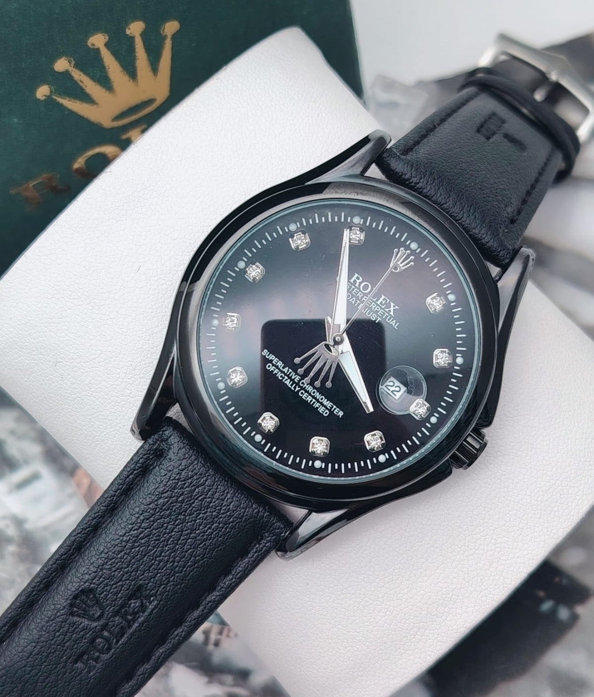 Rolex Cuero Semiautomatico