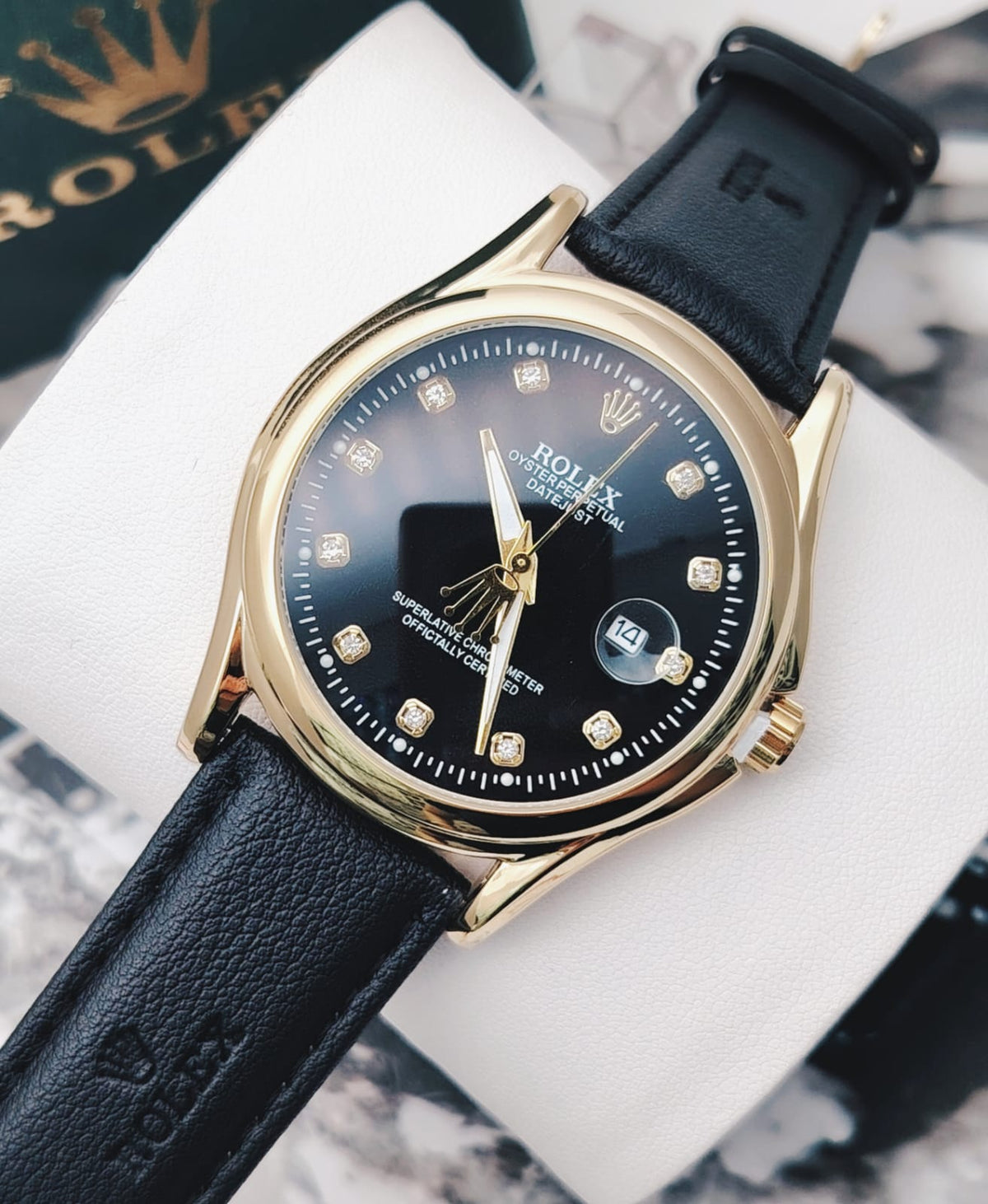Rolex Cuero Semiautomatico