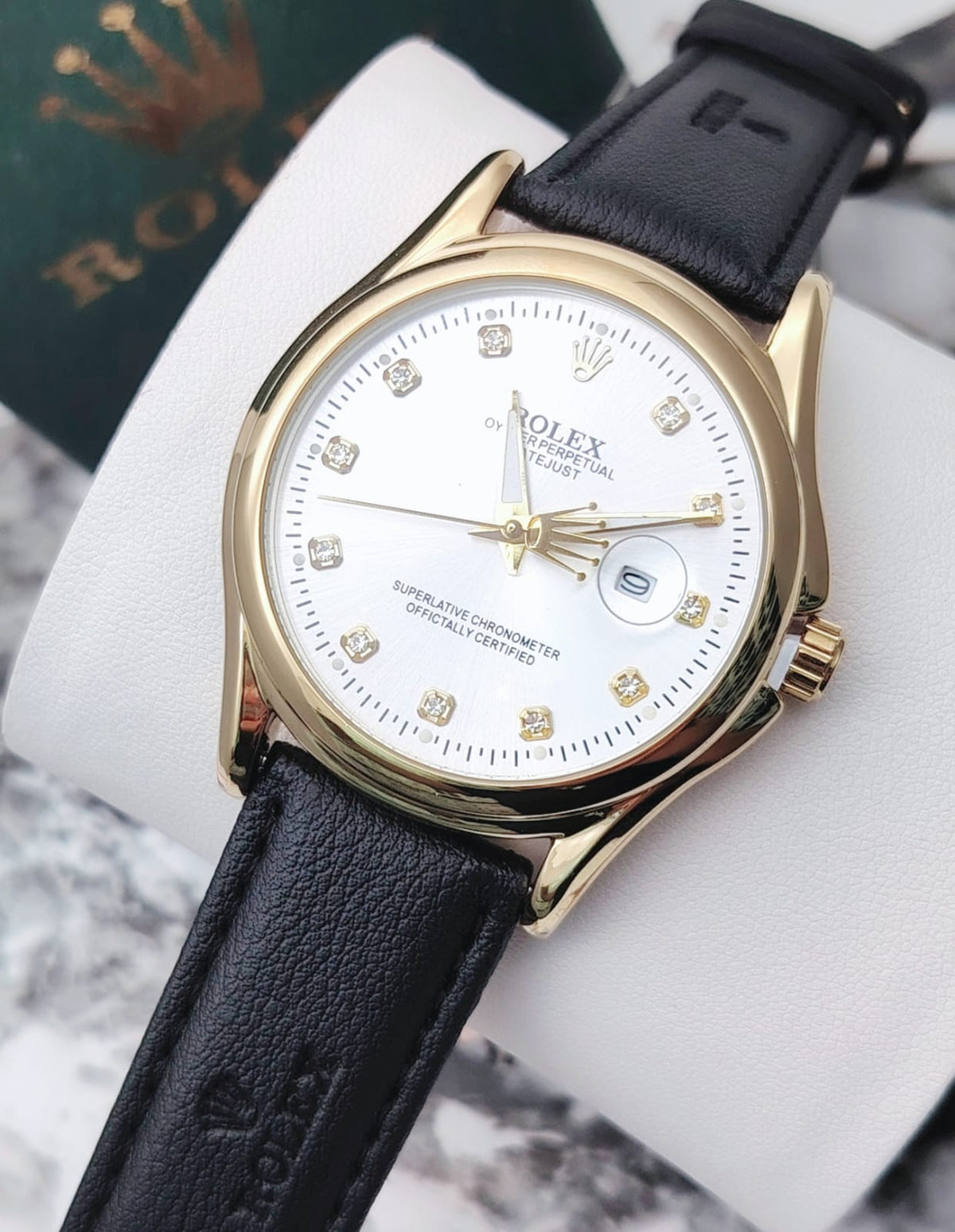Rolex Cuero Semiautomatico