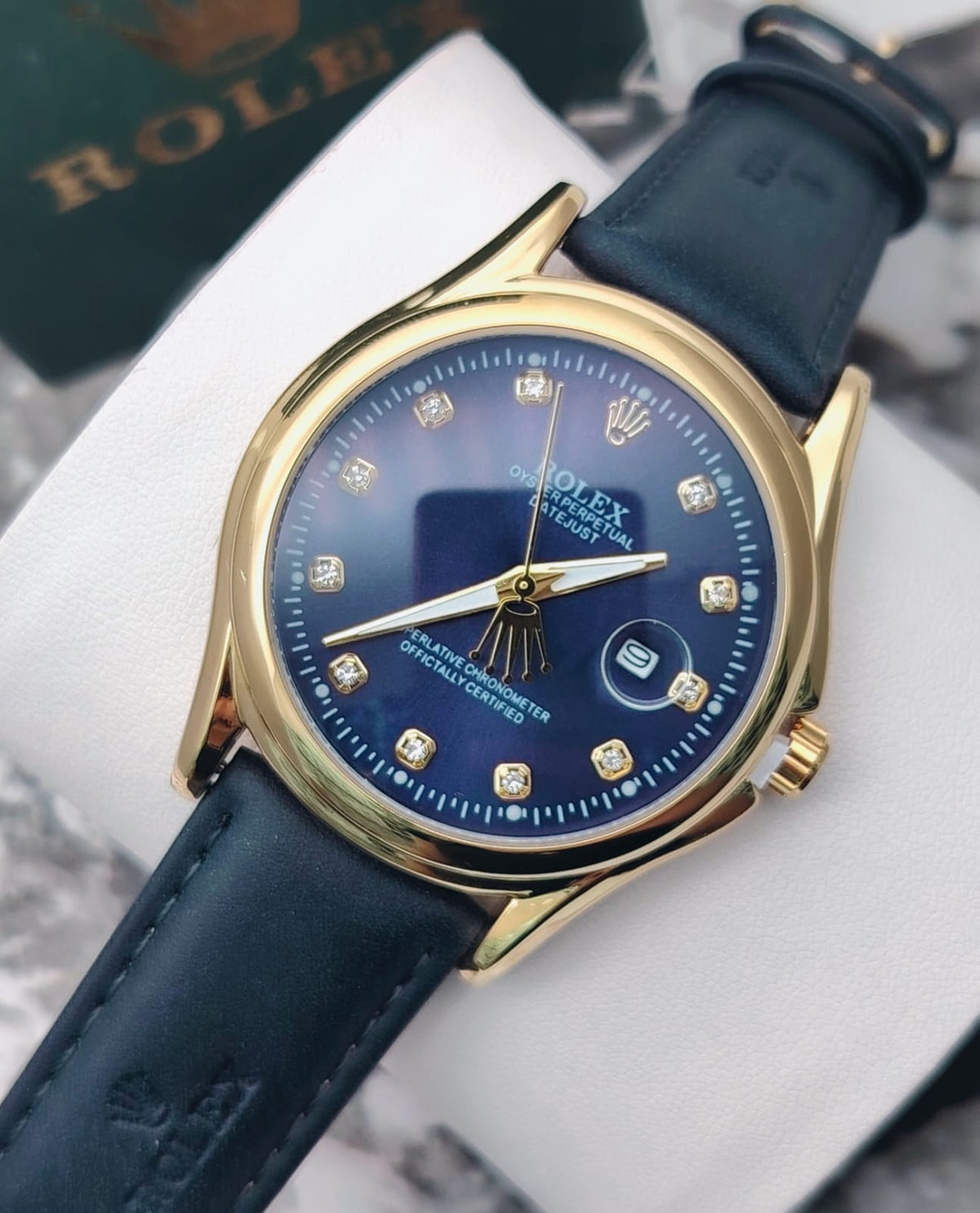 Rolex Cuero Semiautomatico