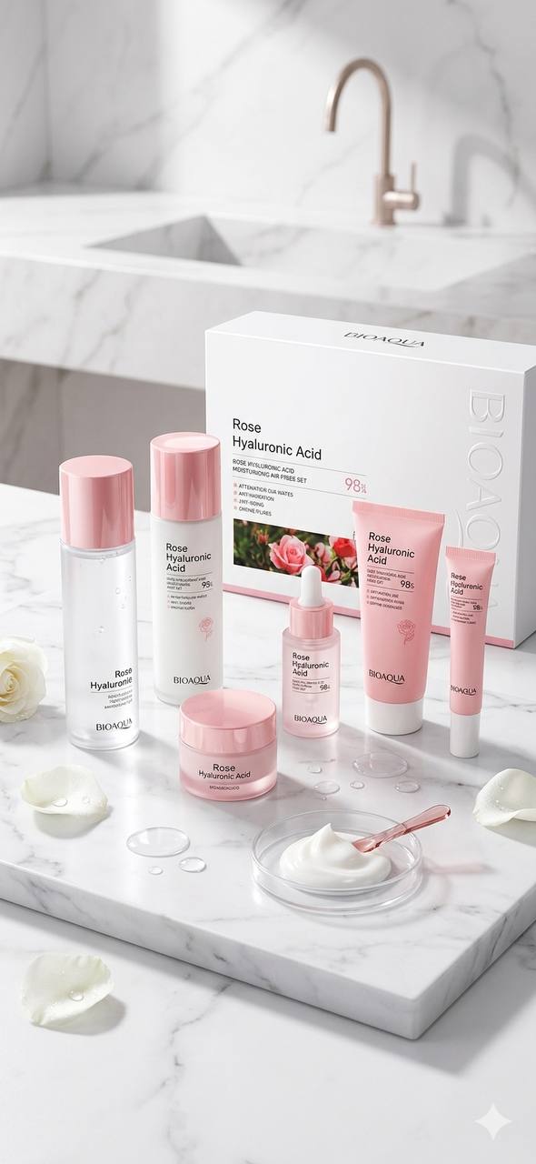 Set Acido Hialuronico Rose Bioaqua