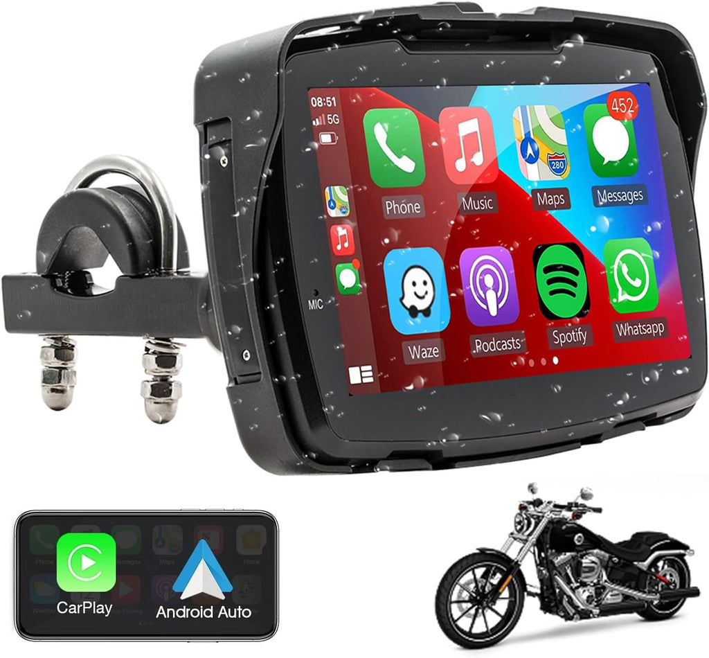 Navegador para moto pantalla tactil GPS